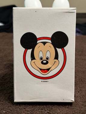 Disney Time Works Winnie the Pooh Quartz Watch in Mickey Mouse Shaped Tin